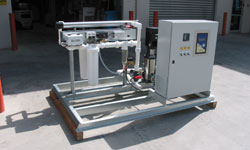 Dual VMS system with dual filtration (sediment and UV), MPV2100 controller and MultiTrode level indicator