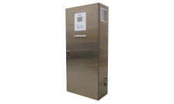 3 pump control via MPV2000M controller in custom-built stainless steel enclosure